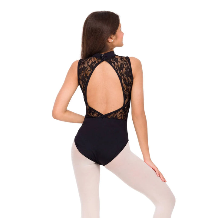 PETAL | Lace Leotard - Black