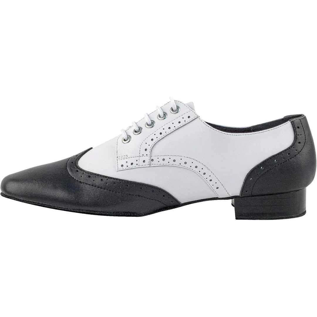 Two-Tone Leather Oxfords