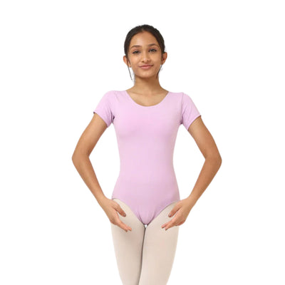 Girls Short Sleeves Leotard