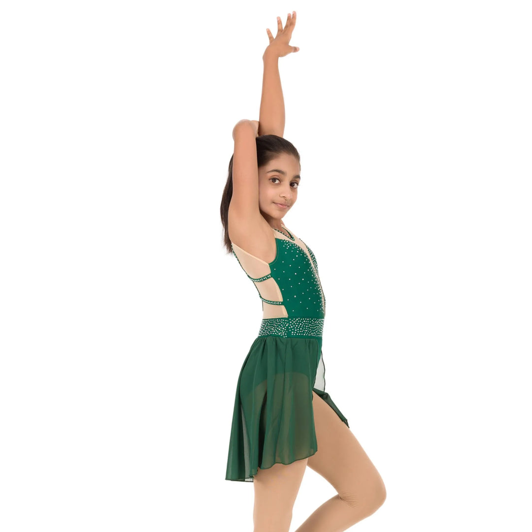 SHINE | Cross-Back Skirted Dance Dress