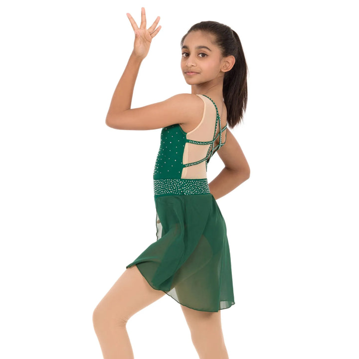 SHINE | Cross-Back Skirted Dance Dress