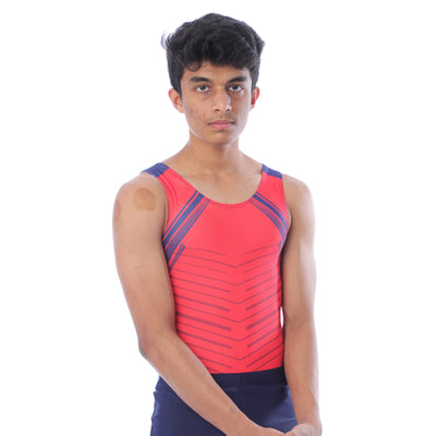 Bold Stripes Athletic Boys Leotard