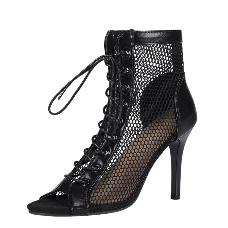 7 cm Latin Dance Performance Booties
