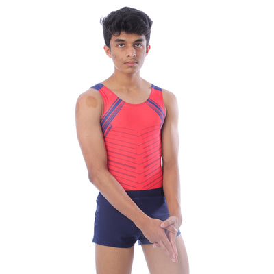 Bold Stripes Athletic Boys Leotard