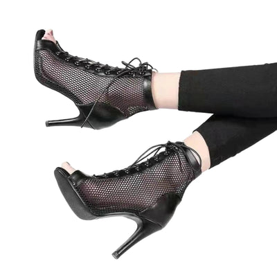 Latin Dance Booties - Black