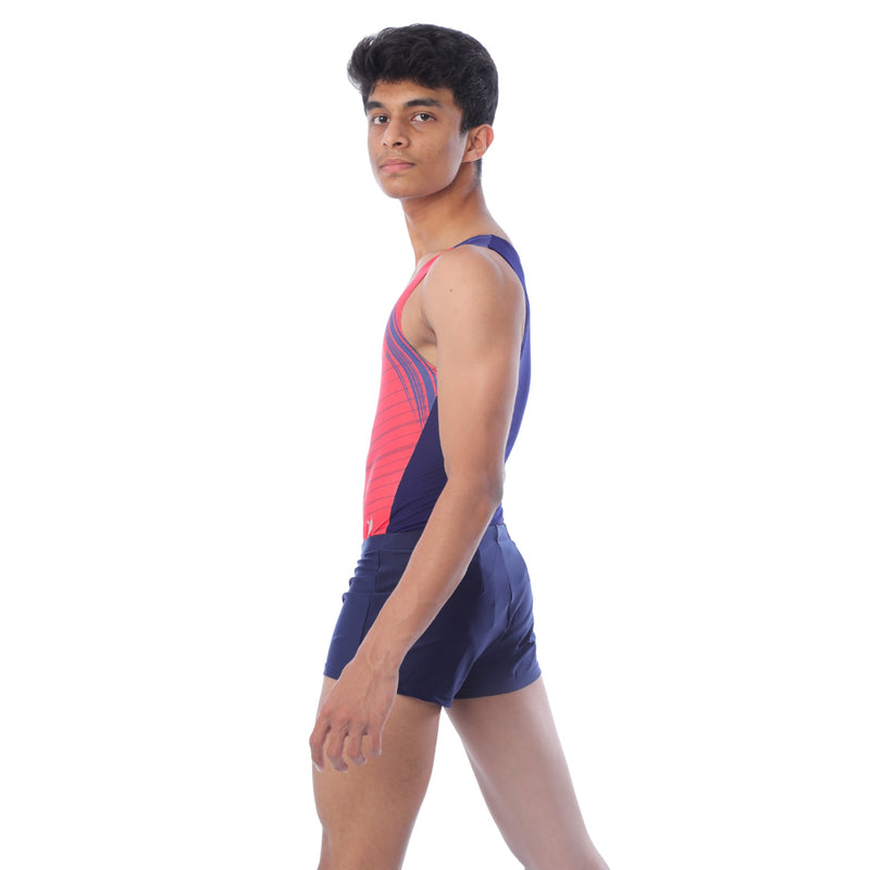 Bold Stripes Athletic Boys Leotard