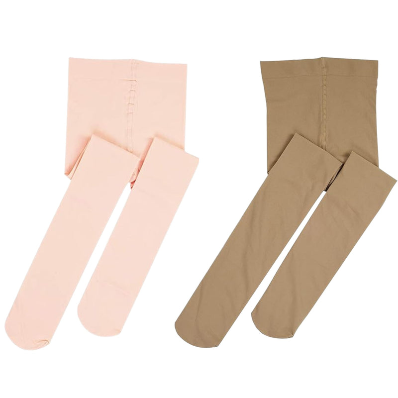 2-pcs Combo Ballet Pink Professional Footed Tights