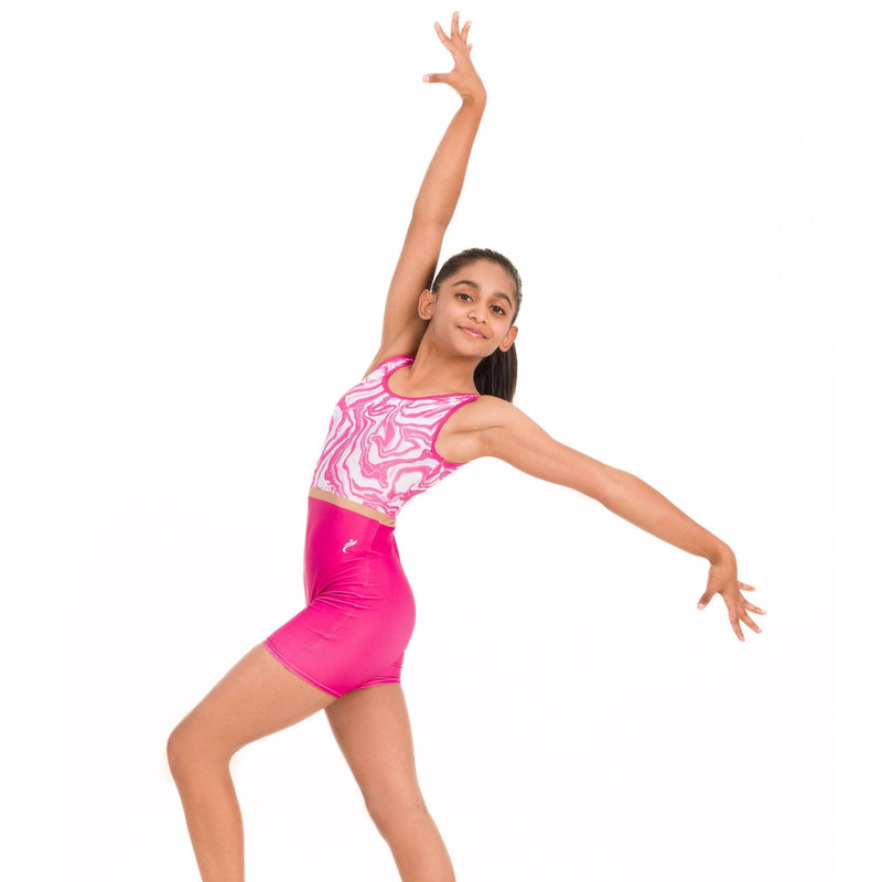 Marble Print Unitard