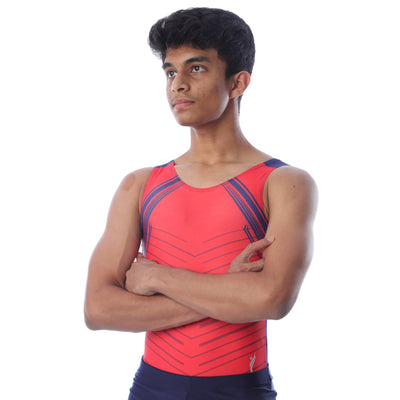 Bold Stripes Athletic Boys Leotard