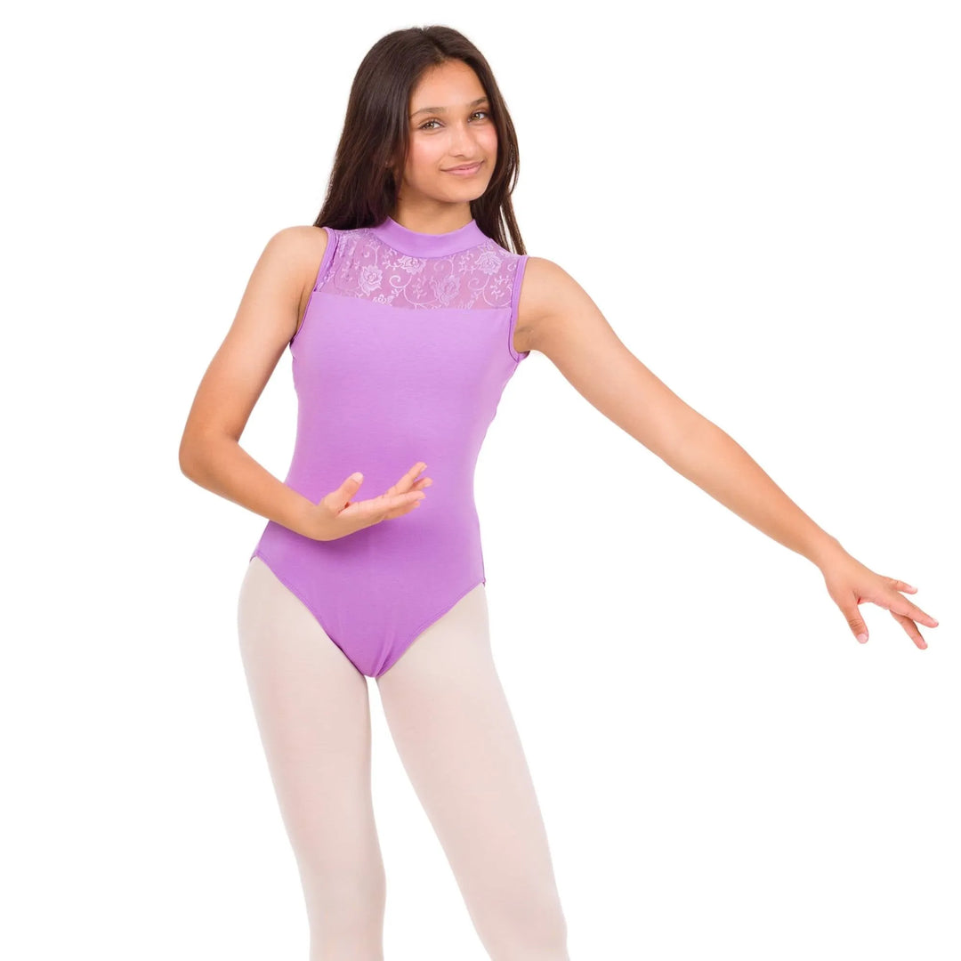 PETAL | Lace Leotard - Lavender