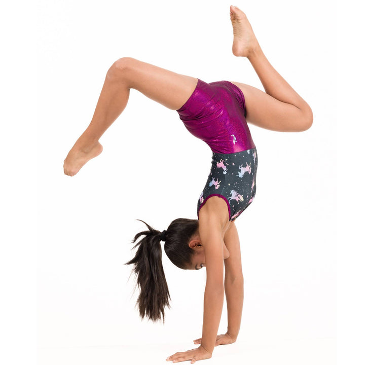 Metallic Magenta Unicorn Magic Unitard