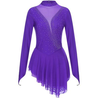 Dazzling Plum Skater Dress