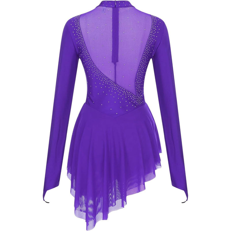 Dazzling Plum Skater Dress