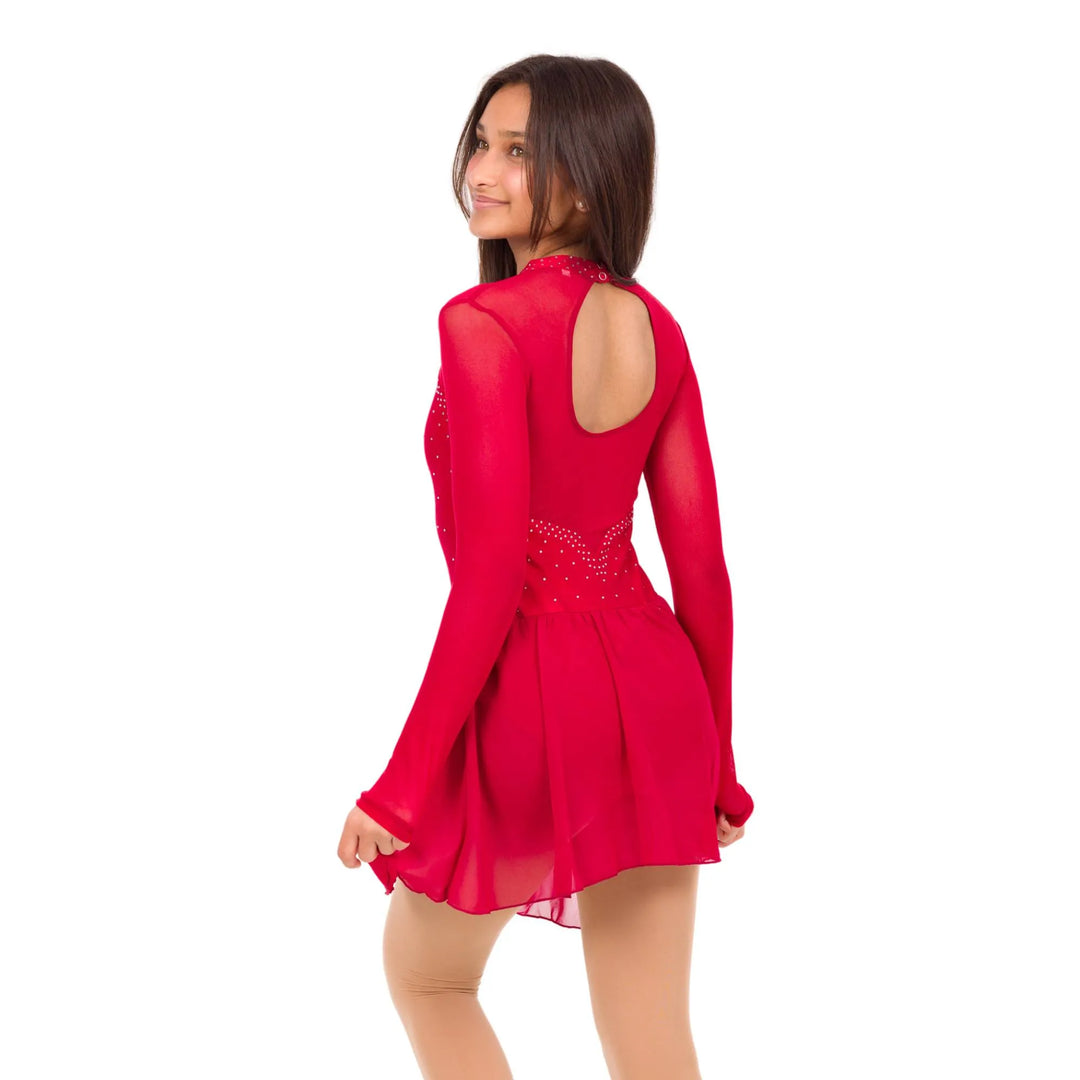 Mesh Dance Dress - Red