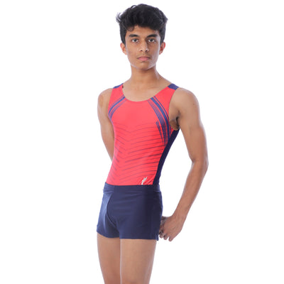 Bold Stripes Athletic Boys Leotard