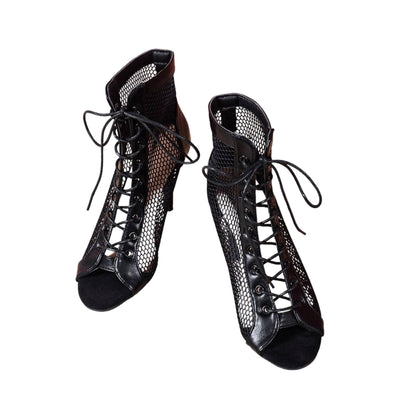 7 cm Latin Dance Performance Booties
