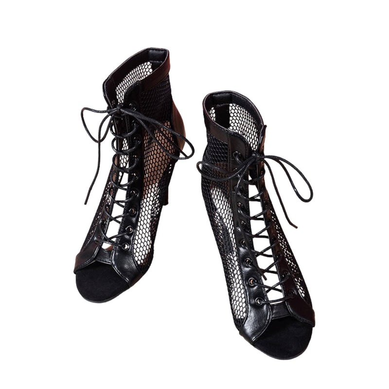 7 cm Latin Dance Performance Booties