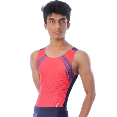 Bold Stripes Athletic Boys Leotard