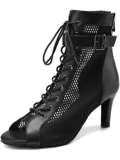 7 cm Latin Ballroom Dance heels Booties