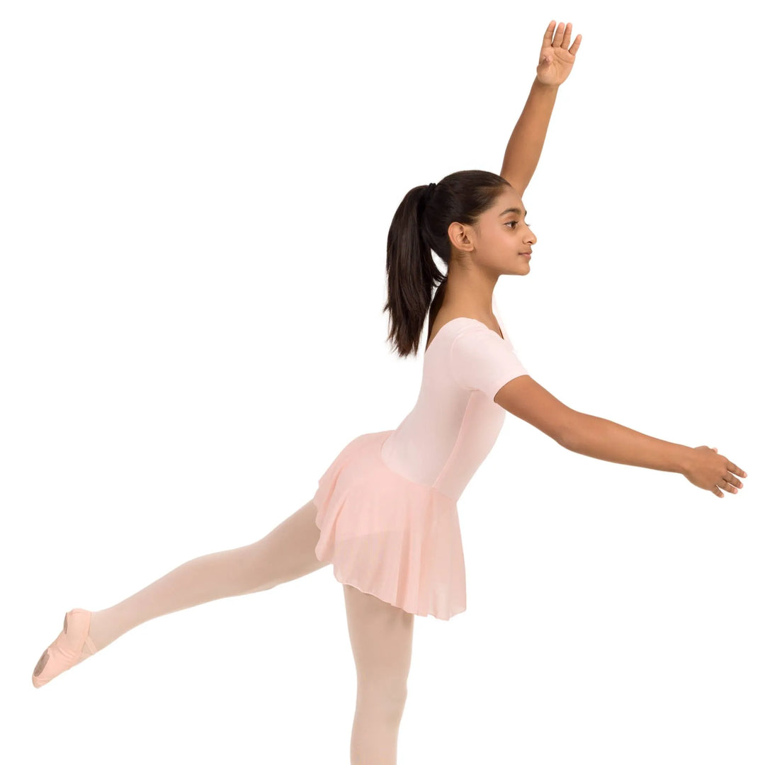 Short Sleeves Ballet Dress