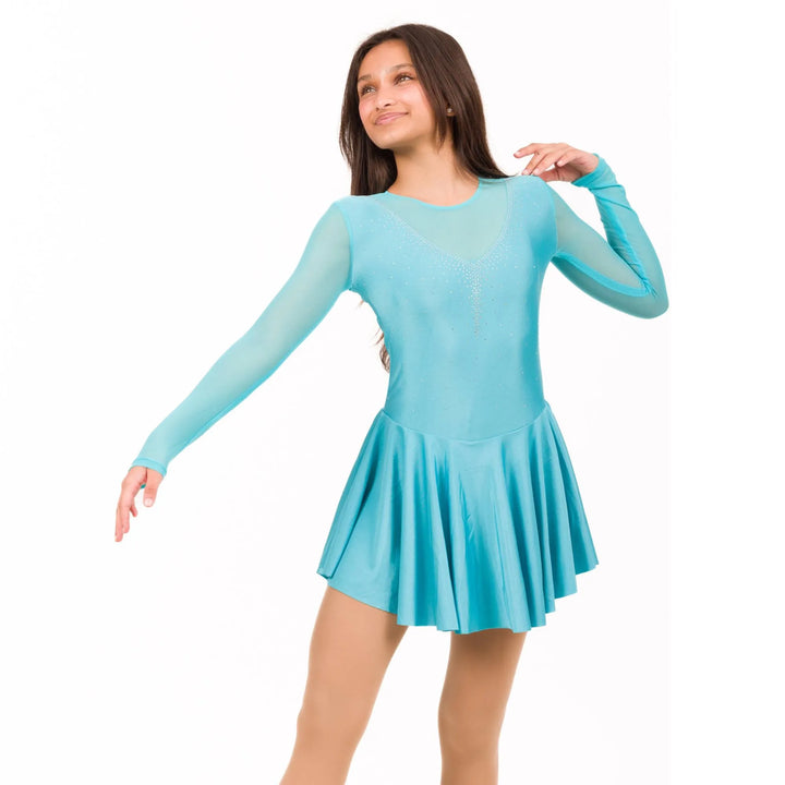 GLIMMER | Rhinestone Dress - Blue