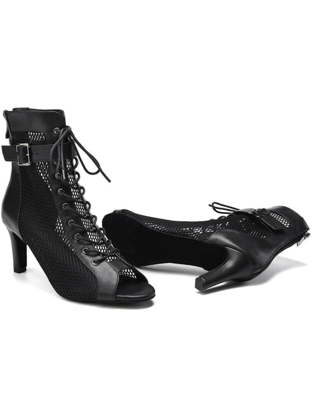 Mesh Dance Booties 7 cm