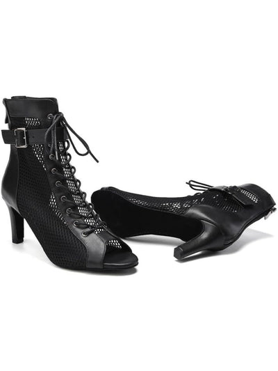 7 cm Latin Ballroom Dance heels Booties