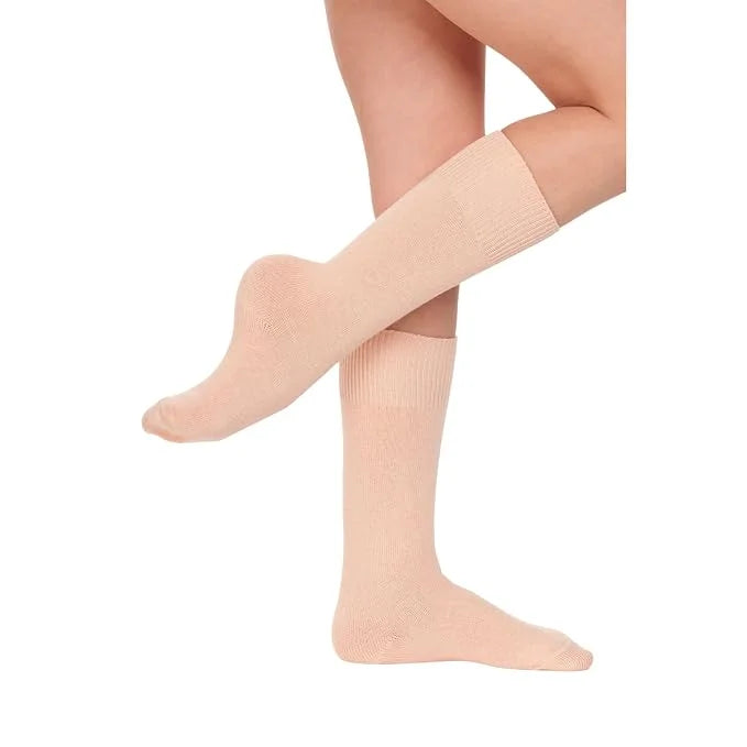 Ballet Pink Dance Socks for Women