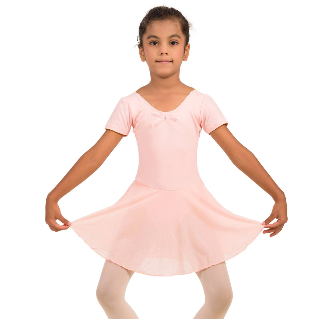 Short Sleeves Ballet Dress