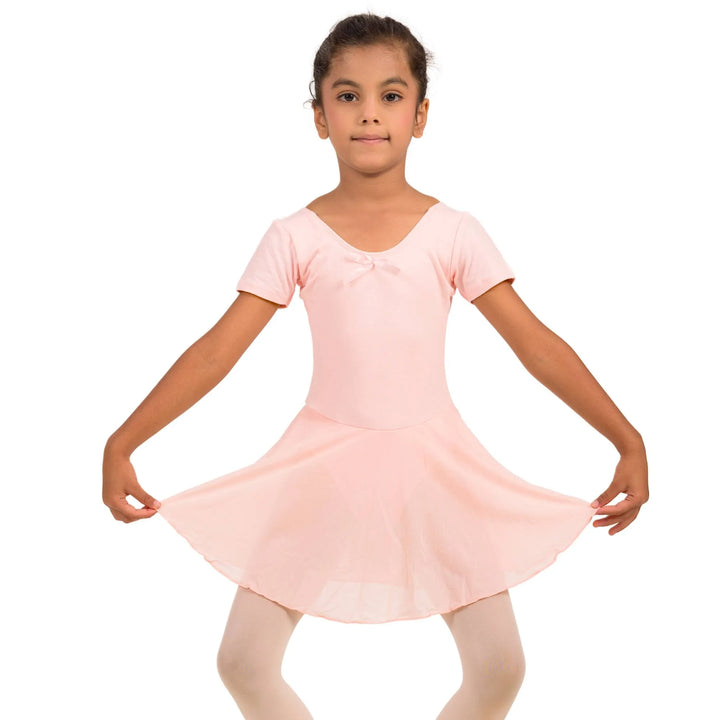 Short Sleeves Ballet Dress