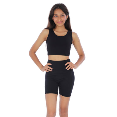 Women Biker Shorts with side Pockets for Gymnastics