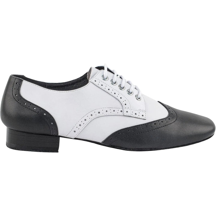 Two-Tone Leather Oxfords