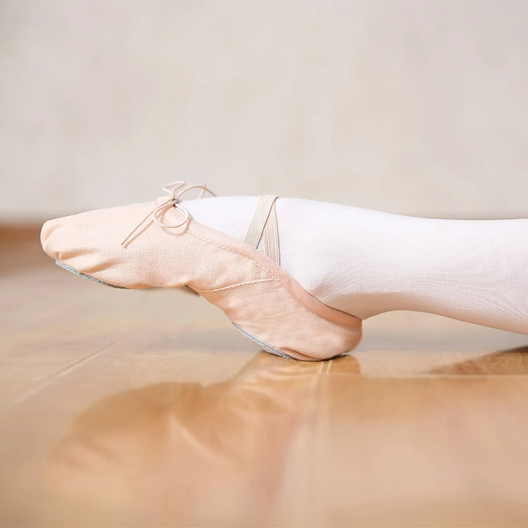 Canvas Ballet Flats with String