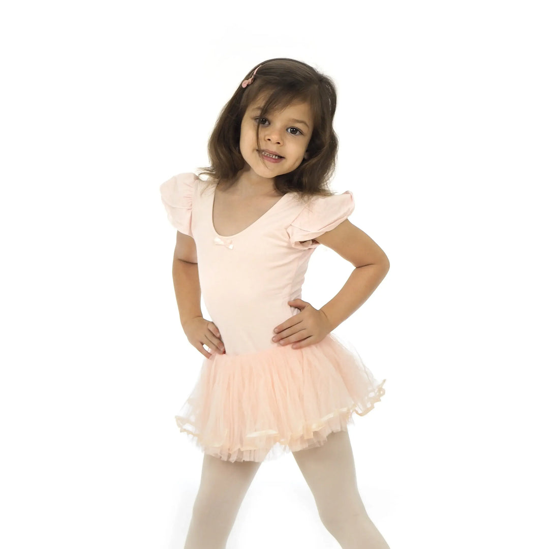 SNOW | Cap Sleeves Tutu Dress - Ballet Pink