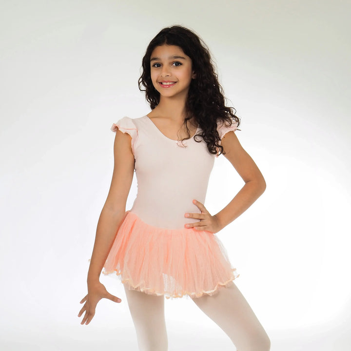 SNOW | Cap Sleeves Tutu Dress - Ballet Pink