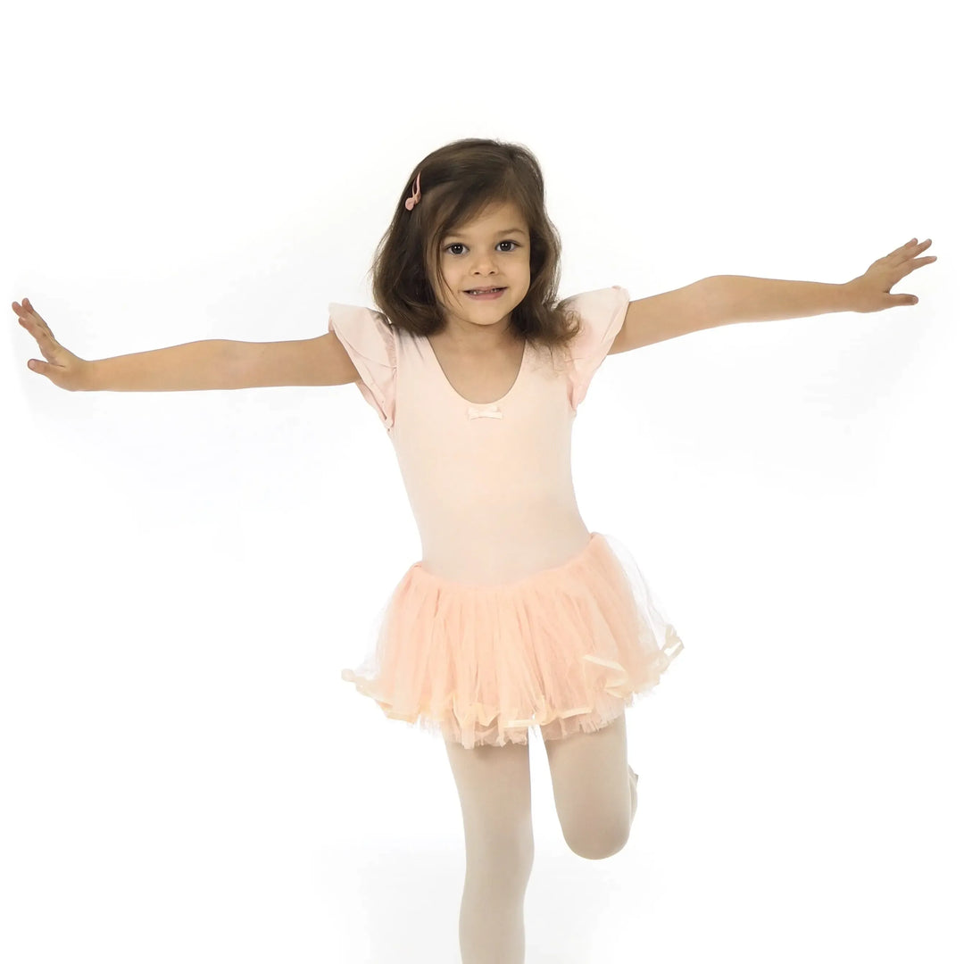 SNOW | Cap Sleeves Tutu Dress - Ballet Pink