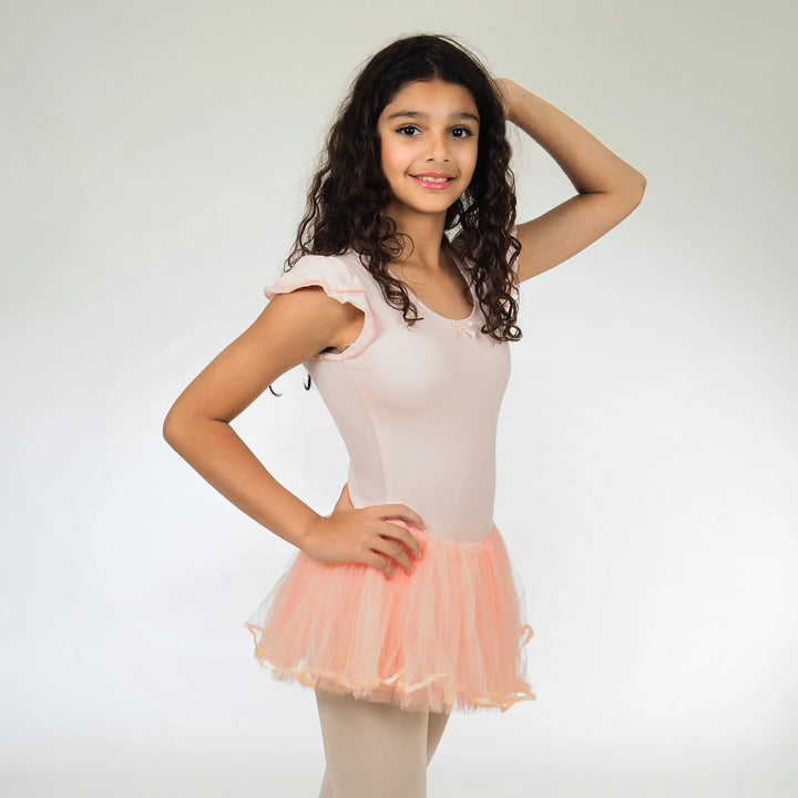 SNOW | Cap Sleeves Tutu Dress - Ballet Pink