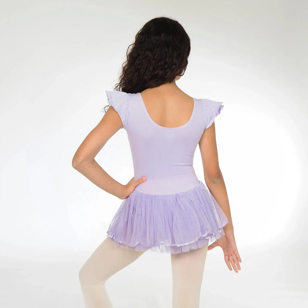 FLUFF | Flutter Sleeves Dress - Lavender