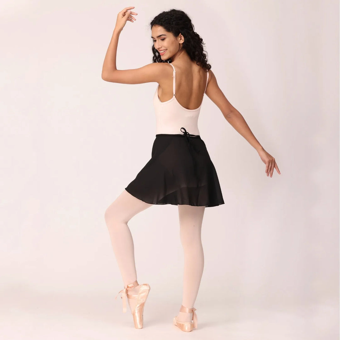 Elastic Waist Band Skirt - Black
