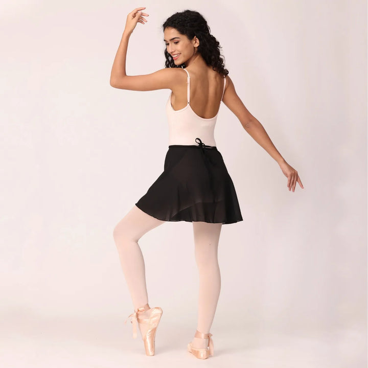 Elastic Waist Band Skirt - Black