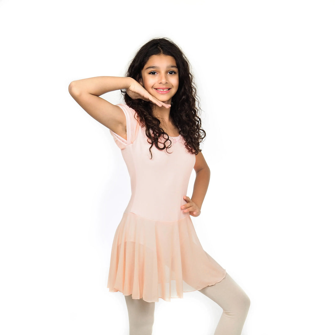 FLUFF | Flutter Sleeves Dress - Ballet Pink