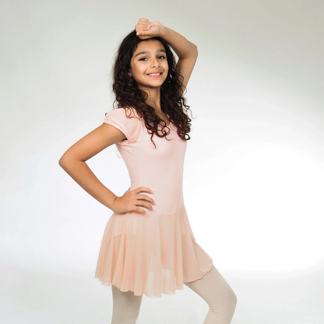 FLUFF | Flutter Sleeves Dress - Ballet Pink