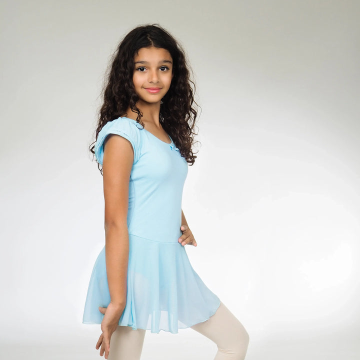 FLUFF | Flutter Sleeves Dress - Light Blue