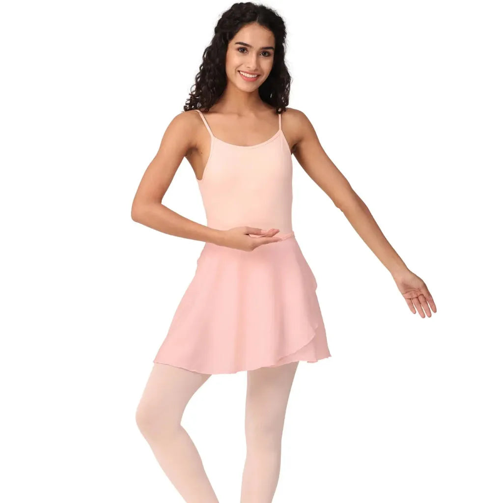 Combo - Muse Leotard and Elastic Skirt - Peach