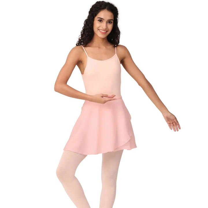 Combo - Muse Leotard and Elastic Skirt - Peach