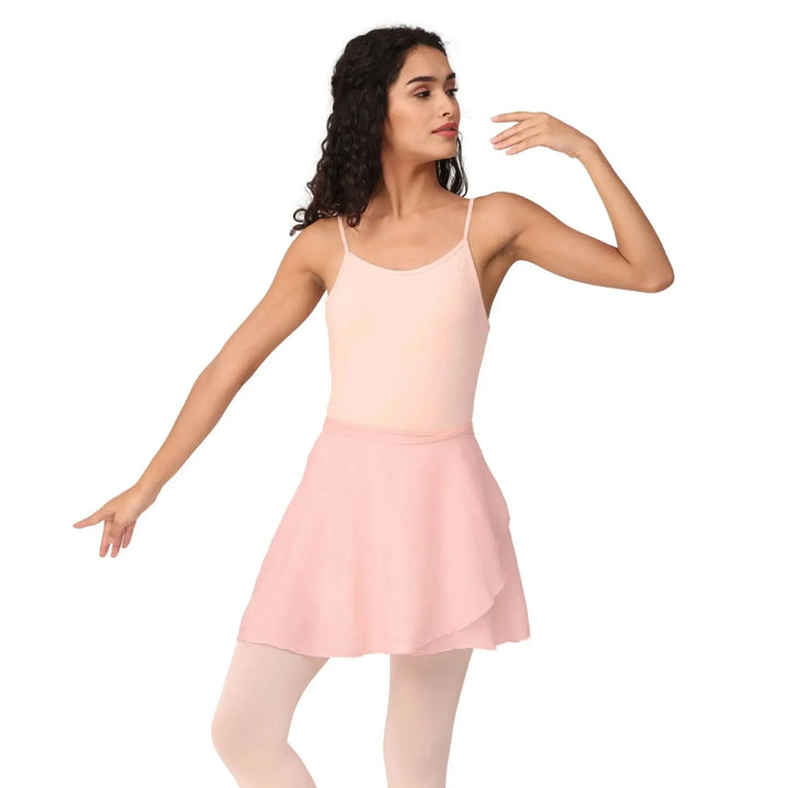 Combo - Muse Leotard and Elastic Skirt - Peach