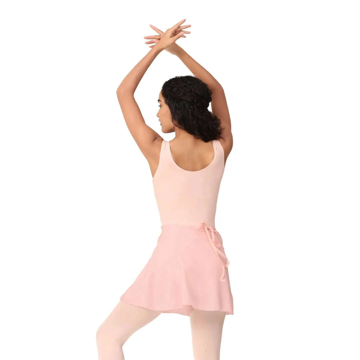 Combo - Luna Tank Leotard, Wrap around Skirt and Convertible Tights - Peach
