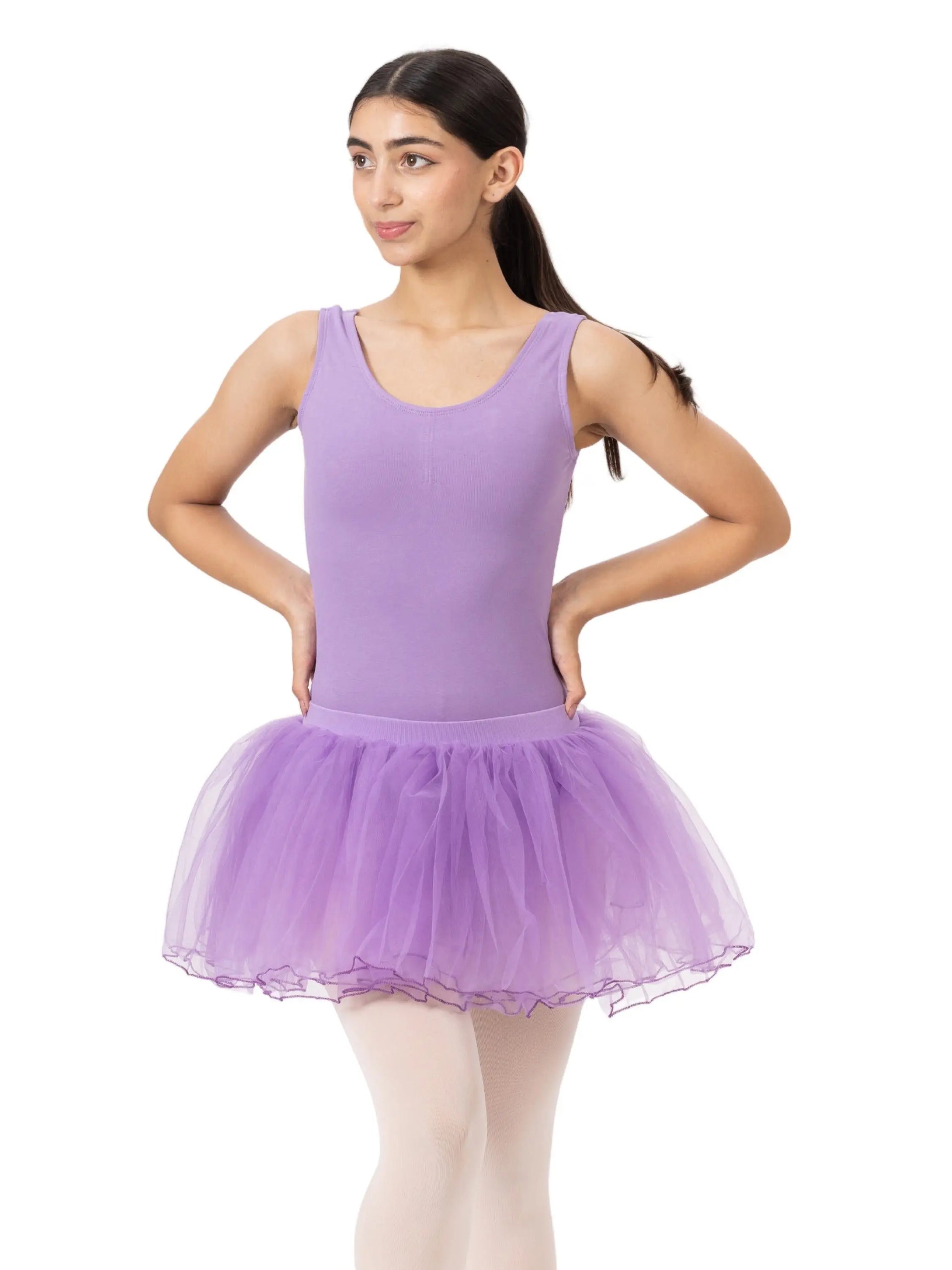 White Tank Tutu Leotard main image 1