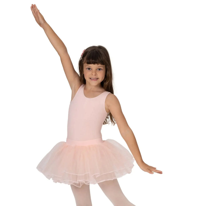 Combo - Classic Tank Leotard and Tutu Skirt - Ballet Pink