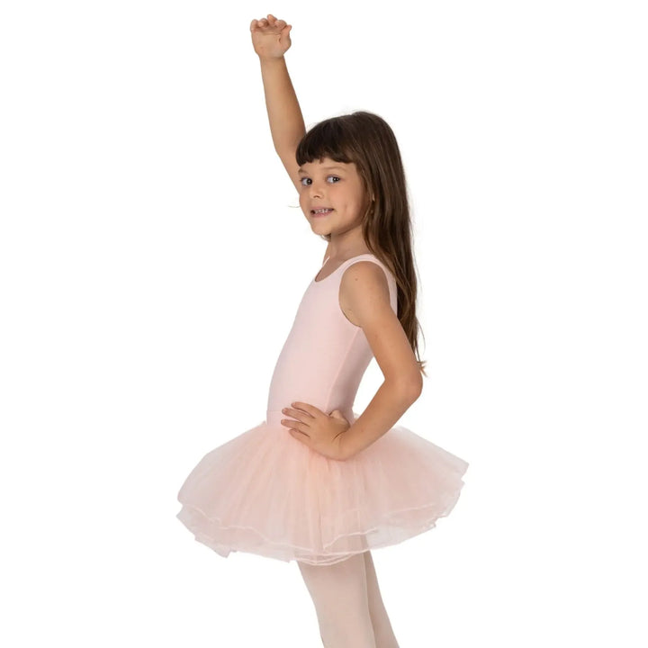 Combo - Classic Tank Leotard and Tutu Skirt - Ballet Pink